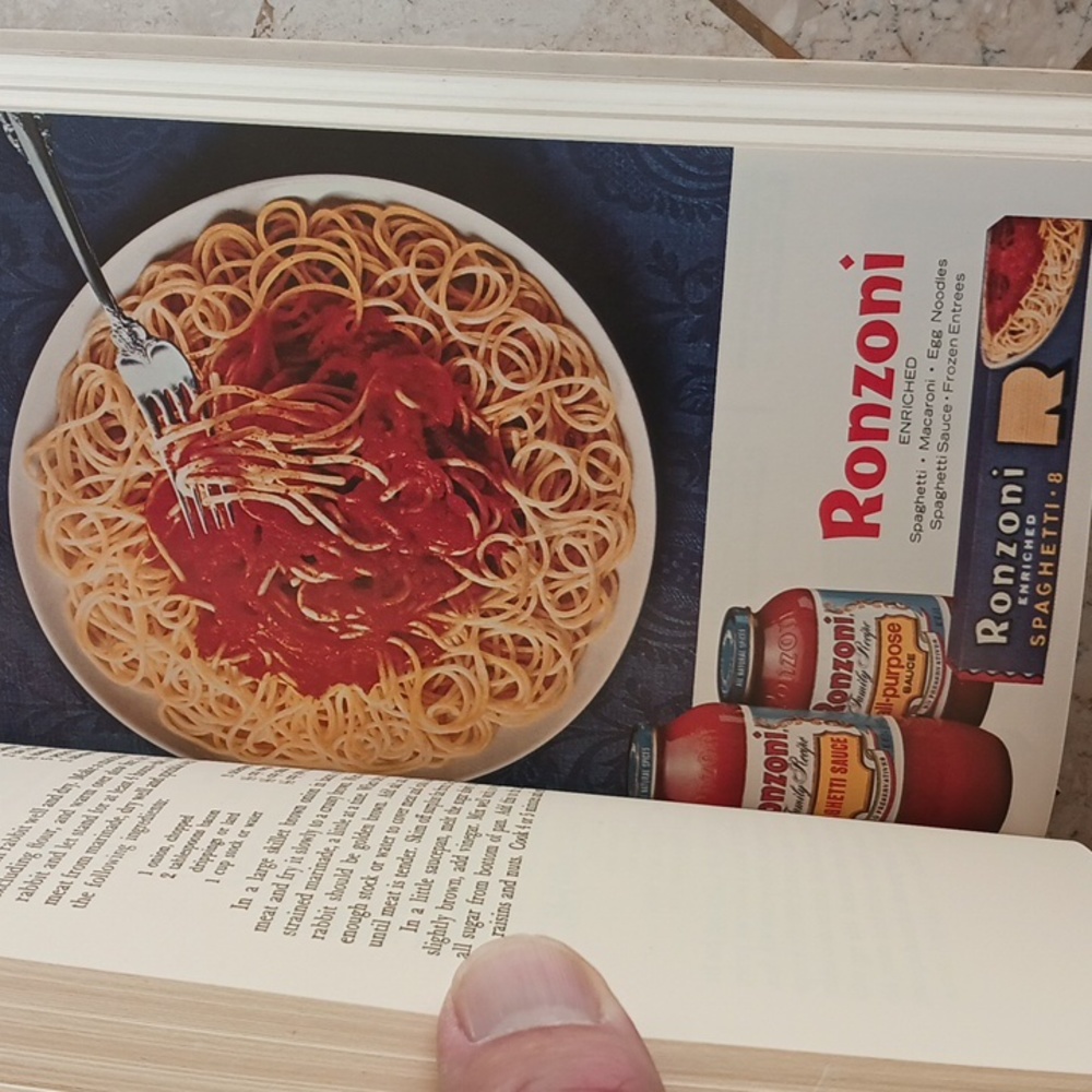 Vintage Ronzoni Family cookbook- "the Talisman Italian cook book,NEW COND.,1950 - Picture 14 of 16